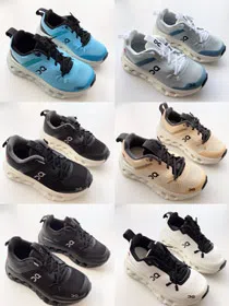 On cloudieap Q4 lightweight slip-on running shoes for children-4093  