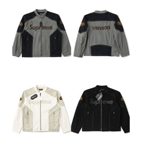 Supreme x Vanson Leather x Cordura collaboration jacket-5895  